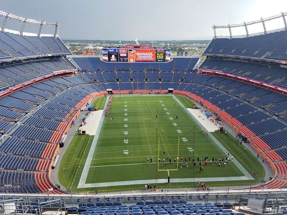 Section 522 at Empower Field at Mile High Stadium