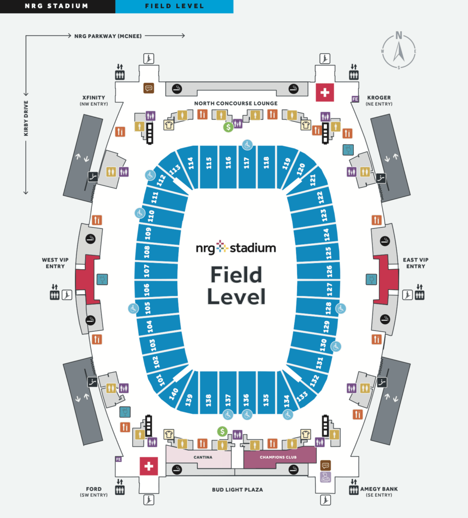 seating chart at nrg stadium