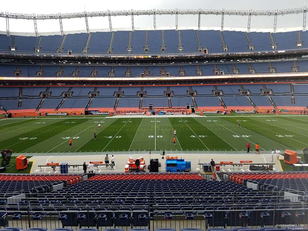 Section 105 at Empower Field at Mile High Stadium