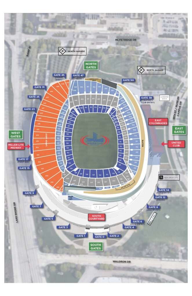 seating chart at solider stadium