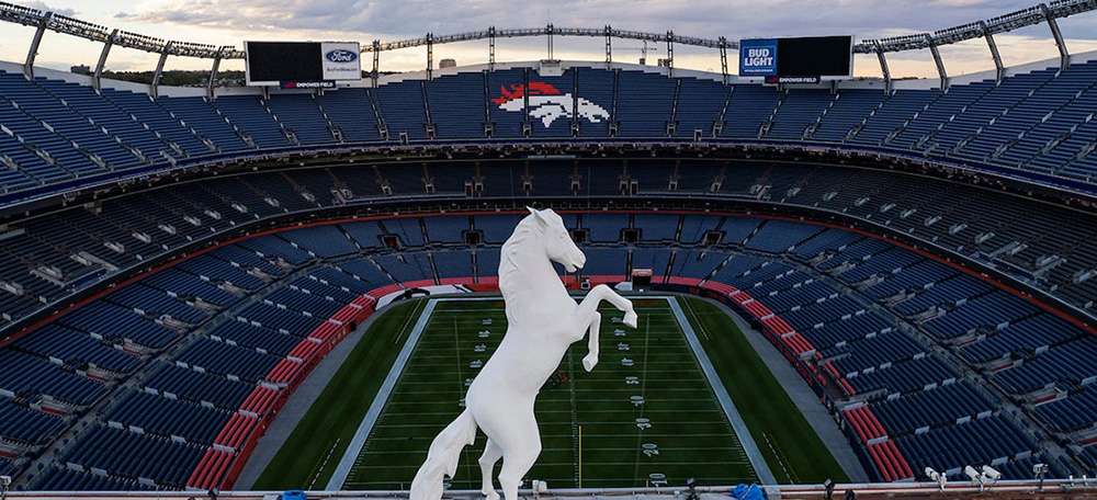 Denver Broncos at Empower Field at Mile High Stadium.