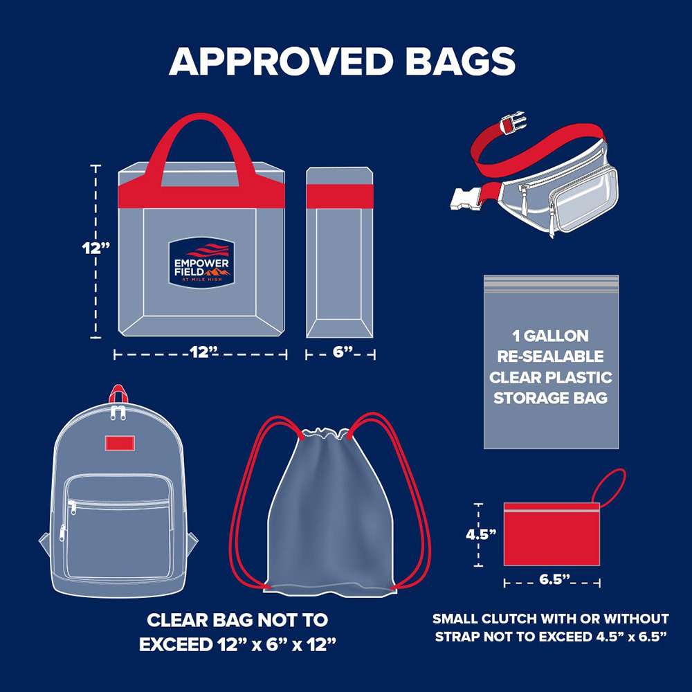 Empower Field Clear Bag Policy Guidelines.