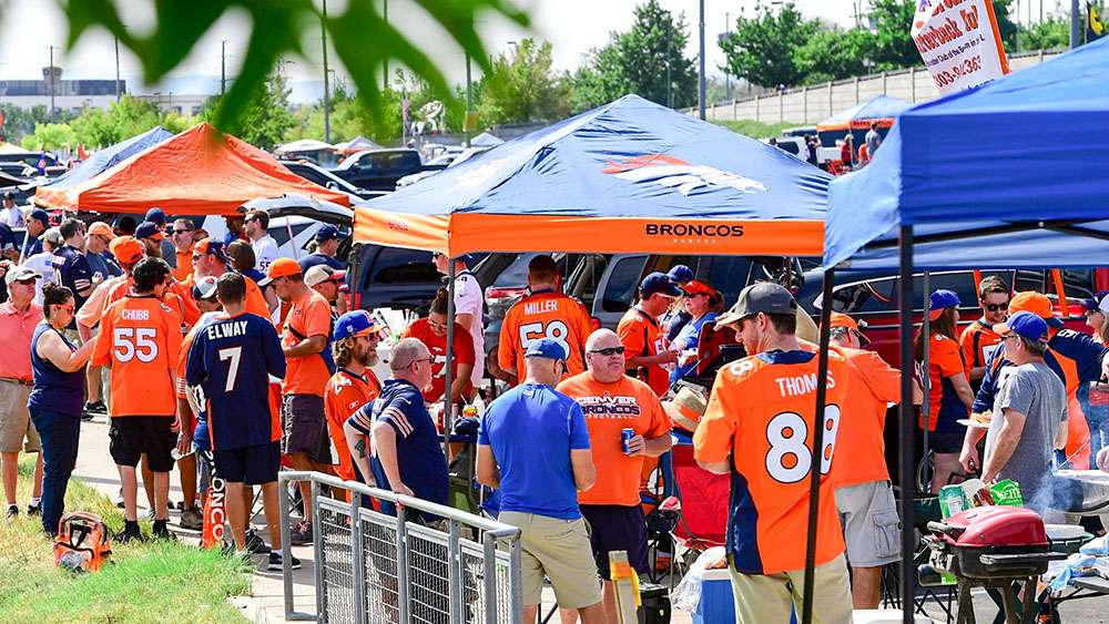 Tailgating at Empower Field at Mile High Stadium