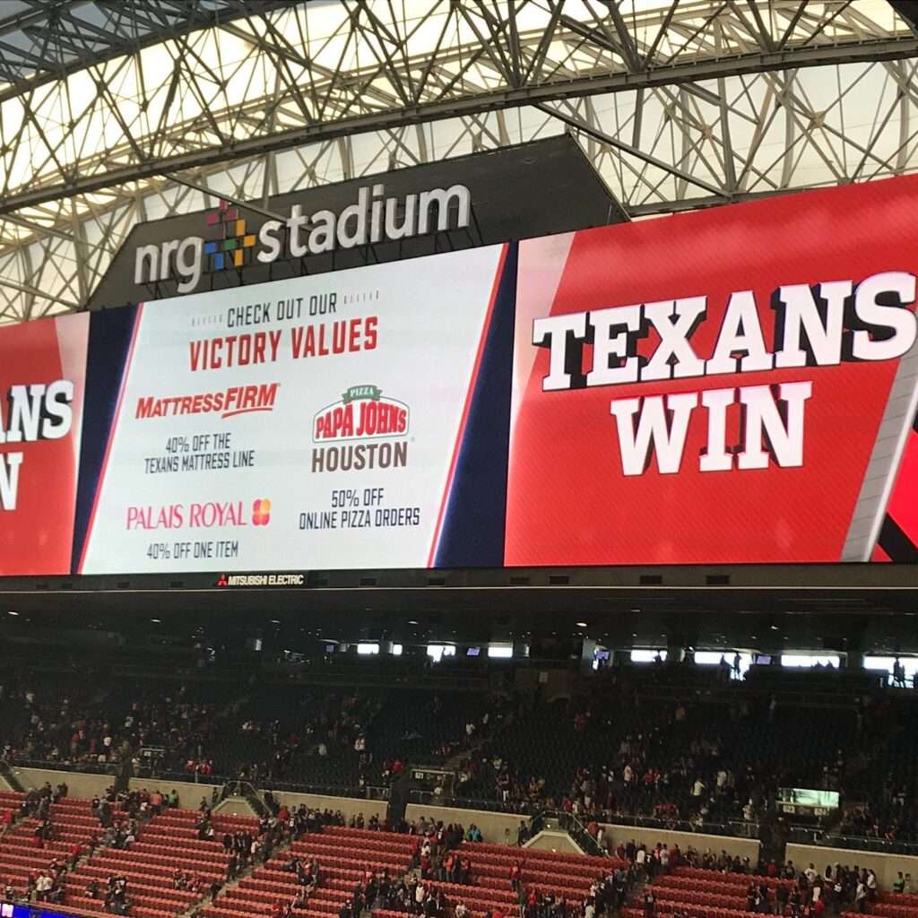 nrg stadium videoboard