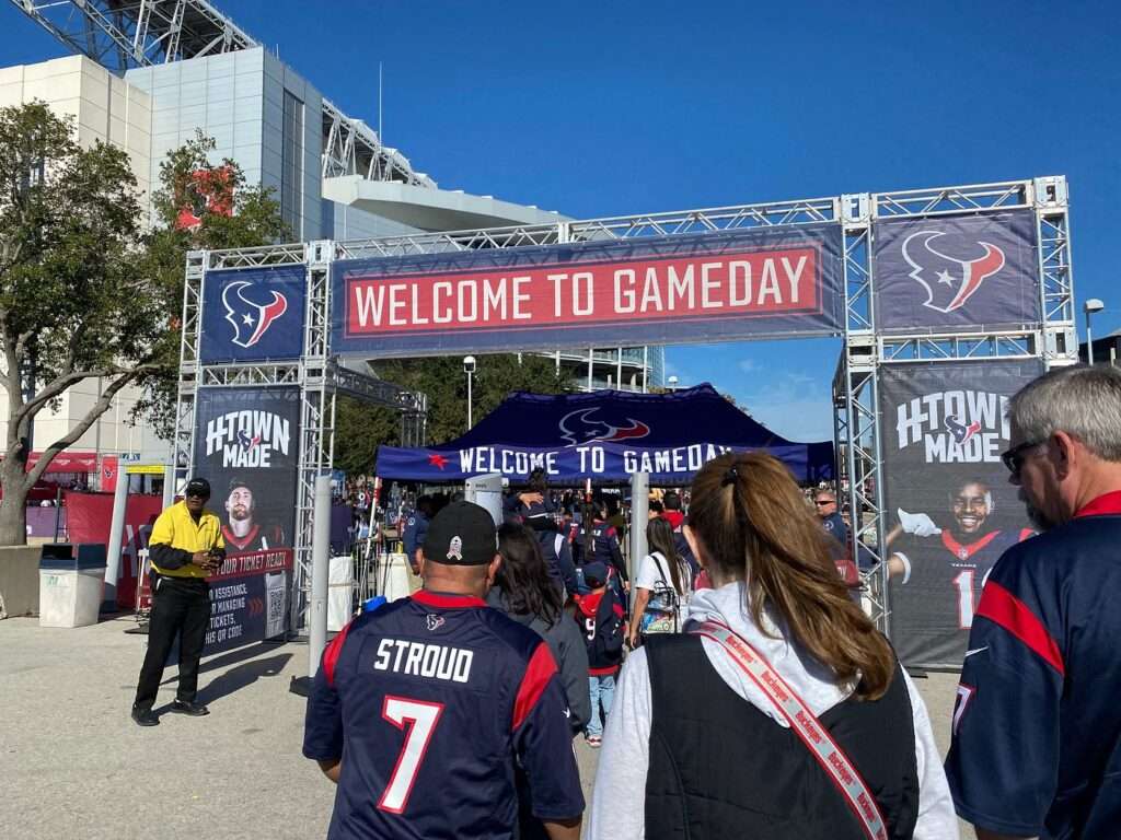 game day at nrg stadium