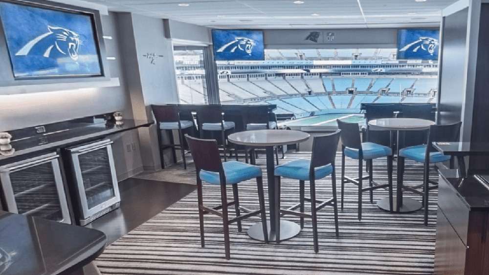 The Goal Line West Club at Bank of America Stadium, Charlotte.