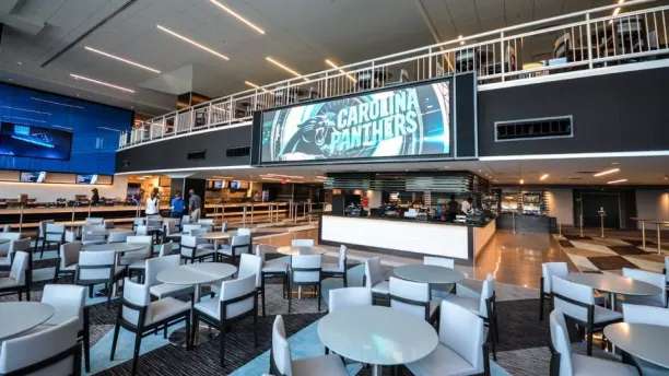 The Silver Club PSL at Bank of America Stadium, Charlotte.