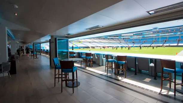 The Gallery club at Bank of America Stadium, Charlotte.