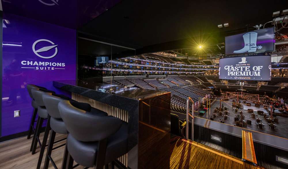 The Champions Suite at Crypto.com Arena, Los Angeles.