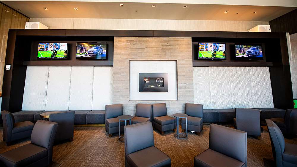 HD screens at The Cleveland Club at Huntington Bank Field, Cleveland.