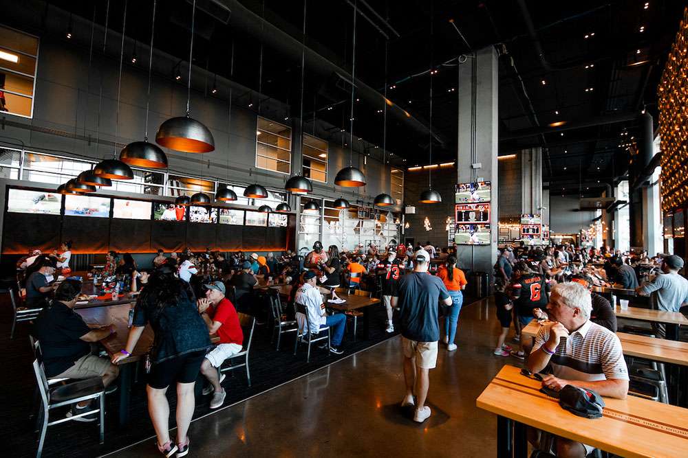 The Draft Room at Huntington Bank Field, Cleveland.