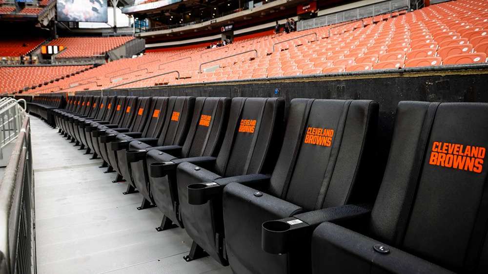 Endzone Field Seats at Huntington Bank Field, Cleveland.