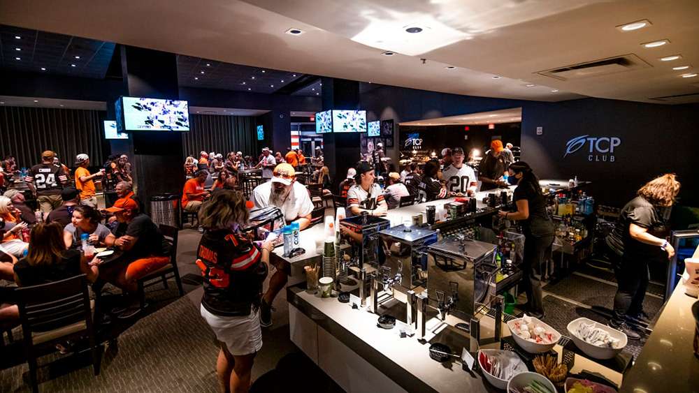 The TCP Club at Huntington Bank Field, Cleveland.