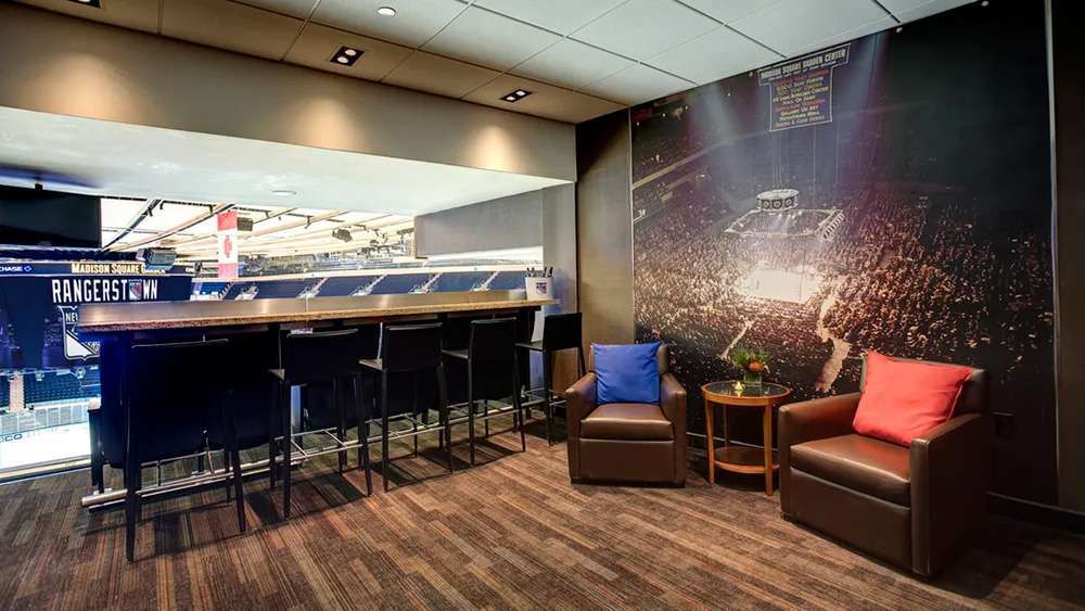 An Infosys Level Suite at Madison Square Garden, New York City.