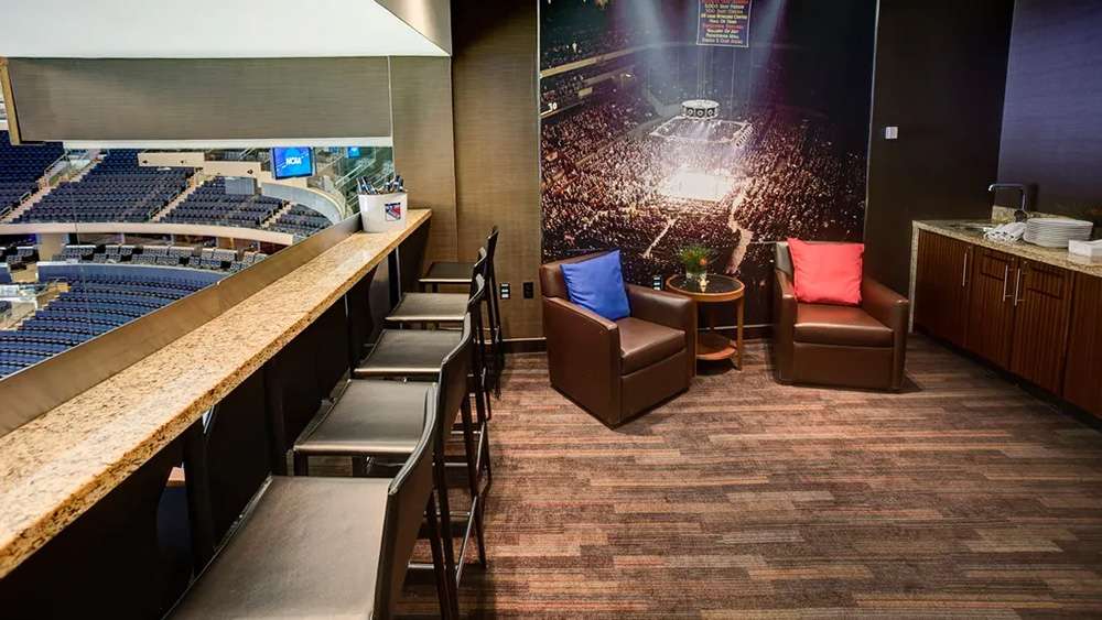 An Infosys Level Suite at Madison Square Garden, New York City.