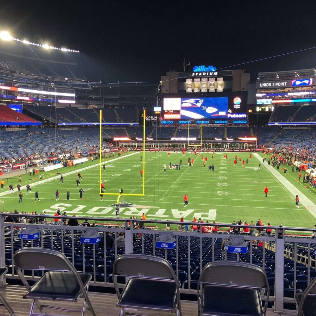 gillette stadium beer hall premium seating