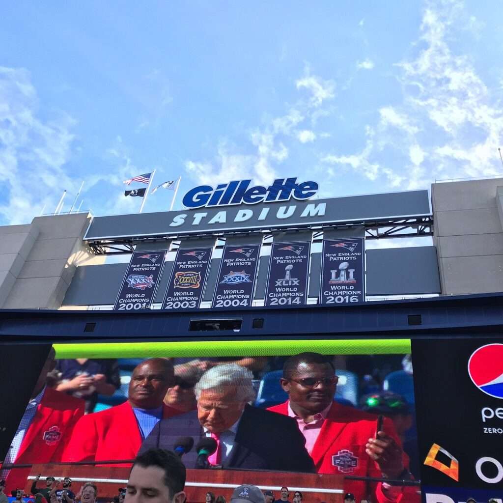 gillette stadium sign