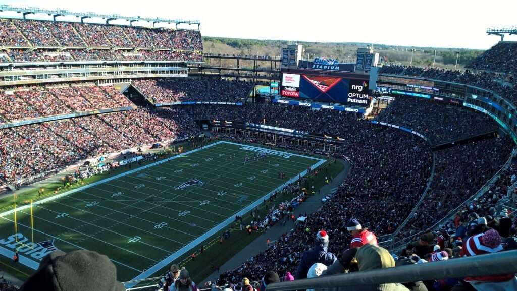 stadium view at gillette stadium