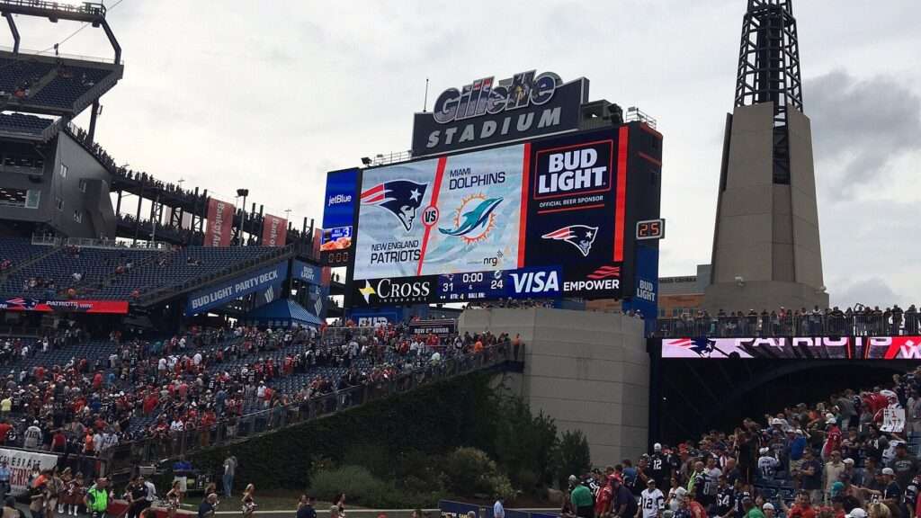 upper seating at gillette stadium