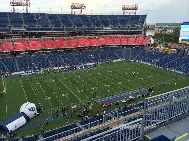 View from section 339 at Nissan Stadium, Nashville.