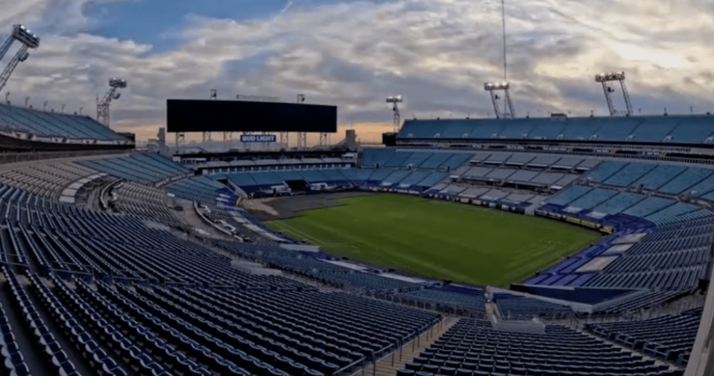 large view shot everbank stadium