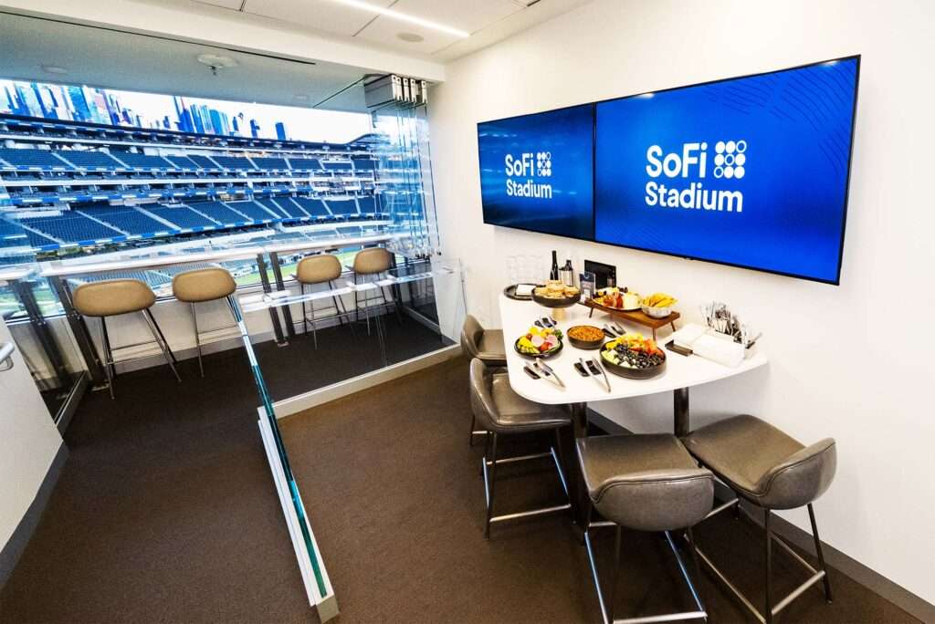 perch suite sofi stadium