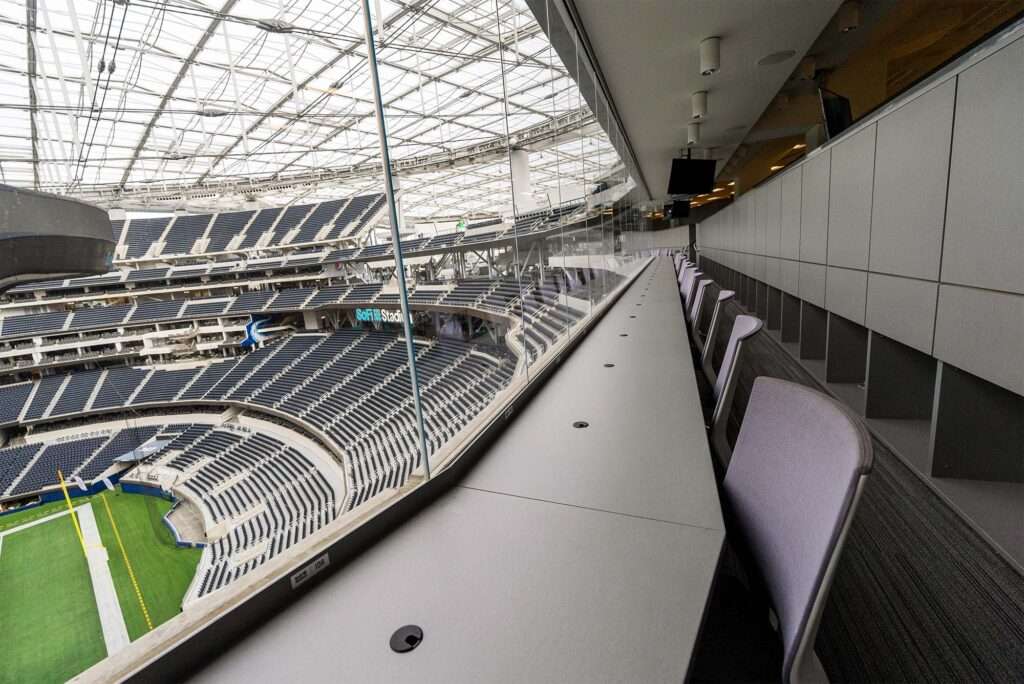 sofi stadium press box
